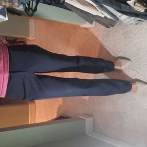 Guess Collection High Waist pants Navy Blue Straight Leg sz 0